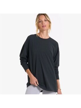 Vuori Feathe Tee Long Sleeve Black Large